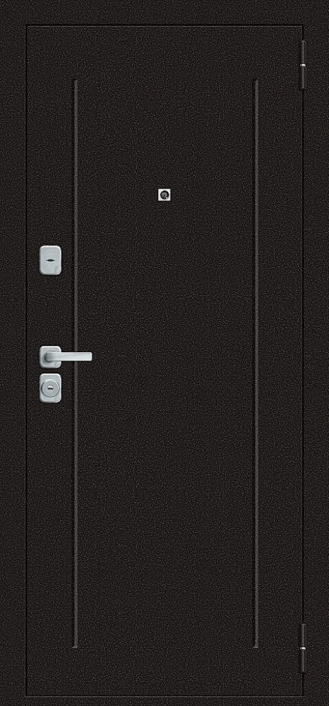 Дверь Любо Мини/BChrome Антик Медный/Cappuccino Melinga BR6221