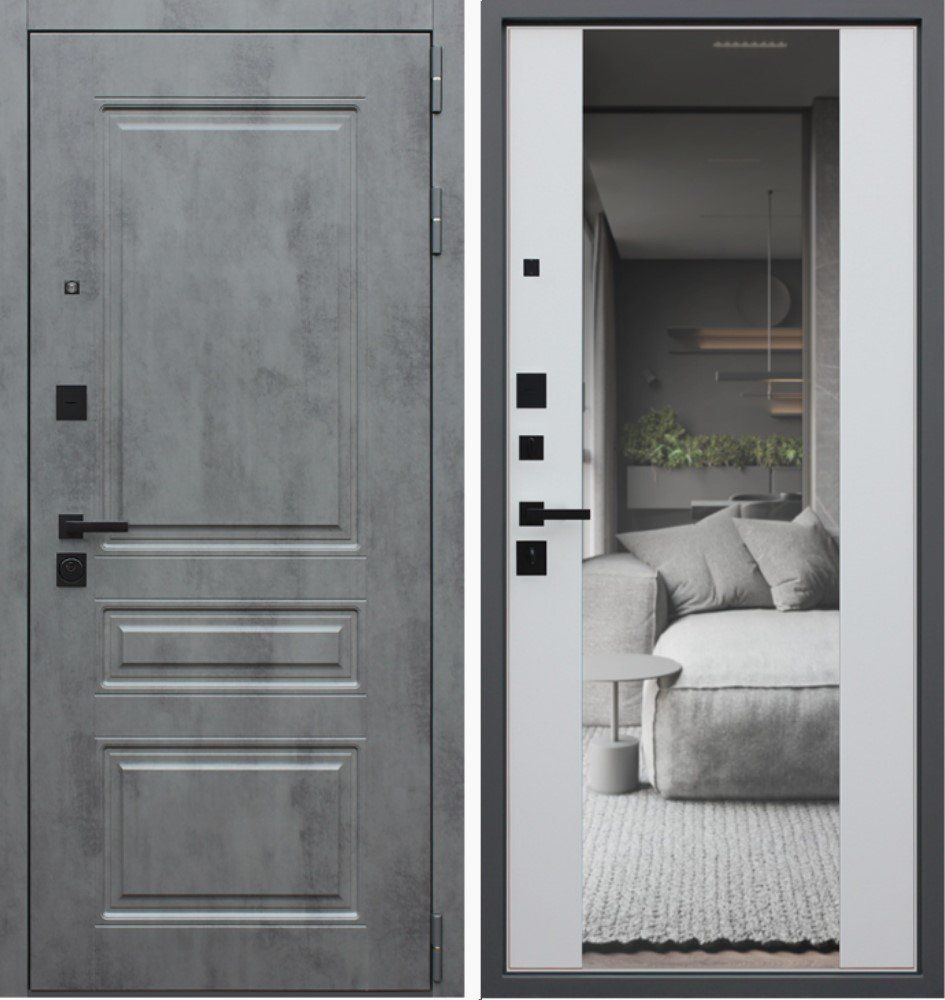 Дверь Лира с зеркалом DIS006688