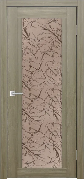 Фото Межкомнатная дверь Легенда К-11 Тон Неаполь Остекление Гранит бронза